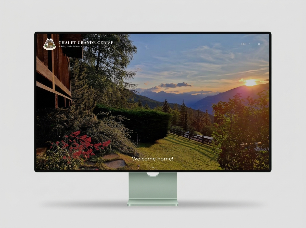 Chalet Grande Cerise Desktop Web Experience