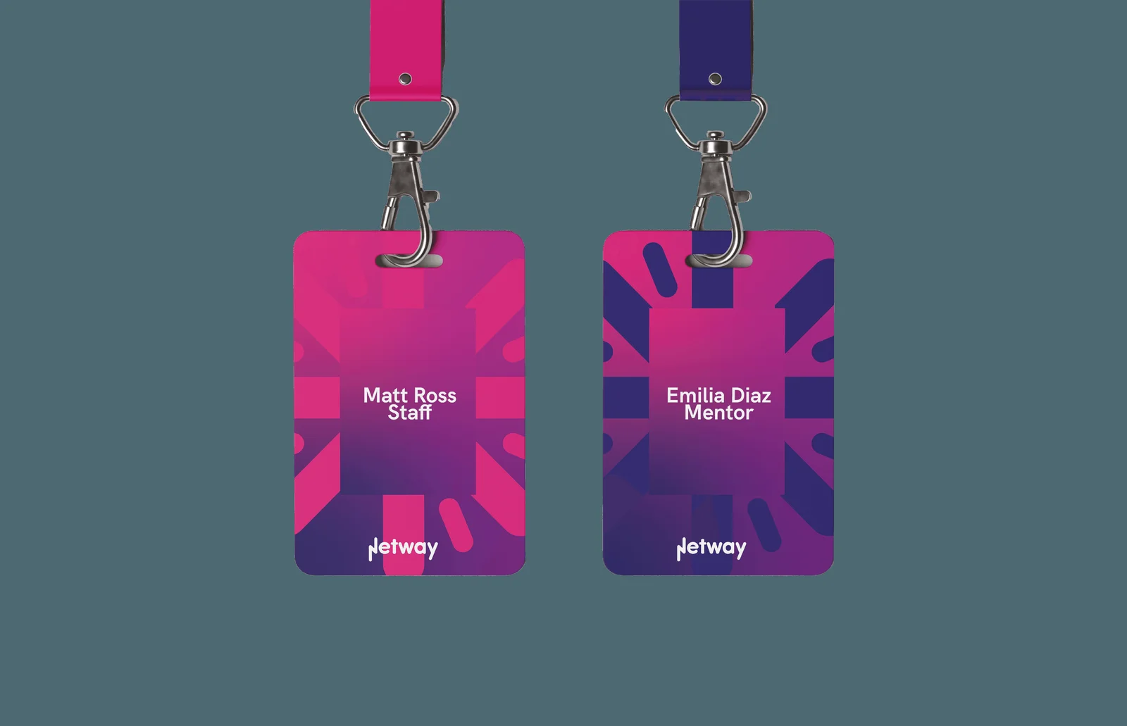 Netway tote bag packaging and event items