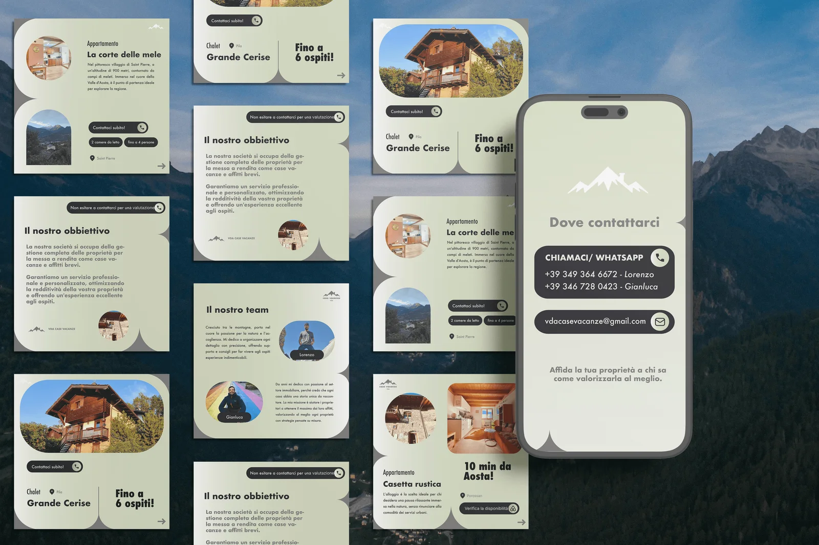 VDA Case Vacanze Brand Identity System