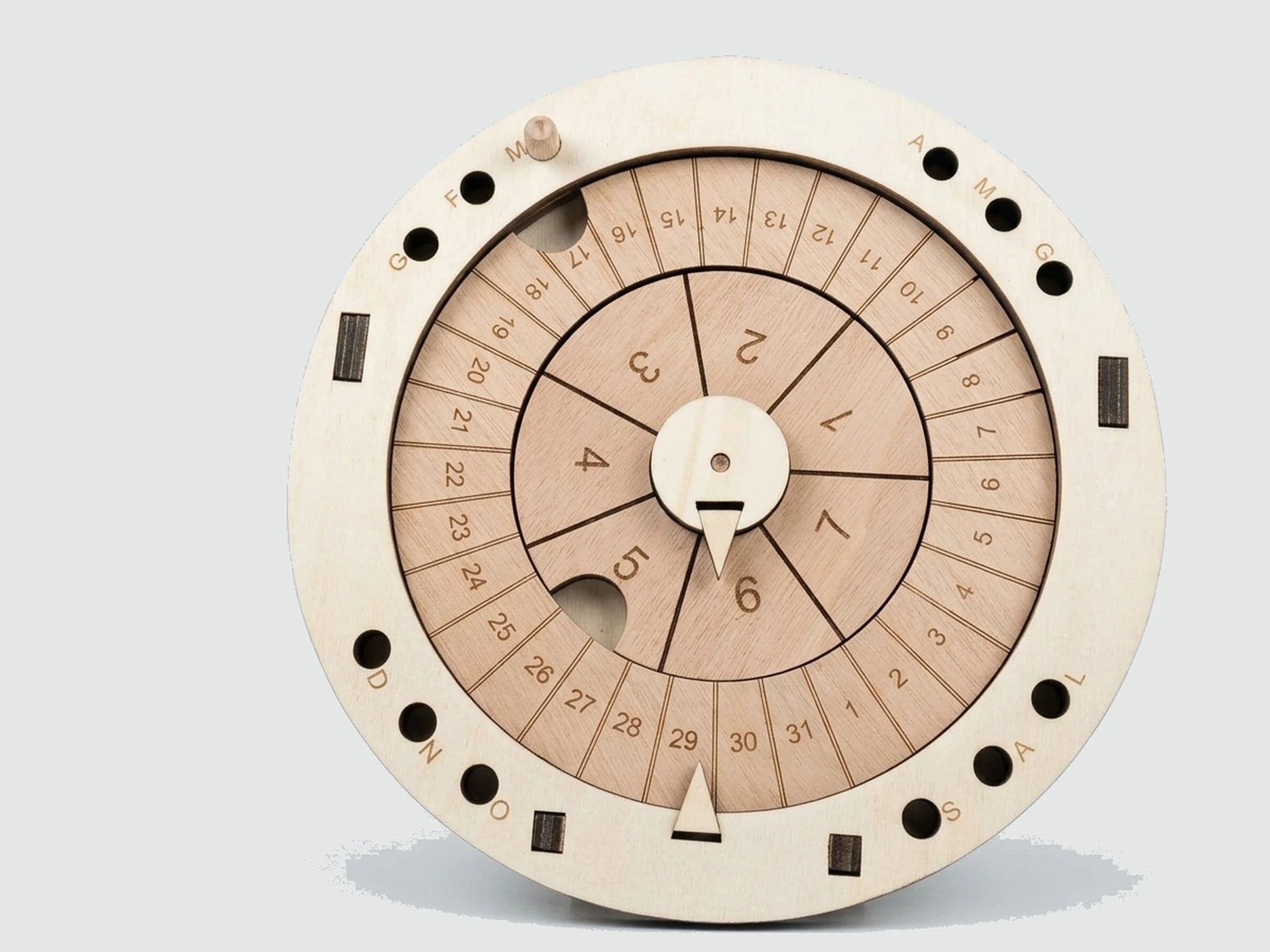 Vivaldi Calendario Laser-cut Wooden Prototype
